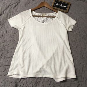 Lucky Brand 🍀 Woven White Shirt